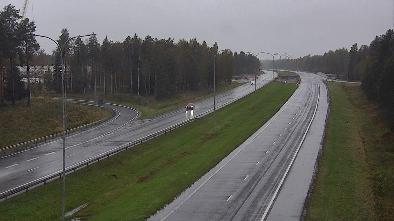 Weather Camera Image Väg 4 Oleåborg, Pateniemi, Oulu, Pohjois-Pohjanmaa