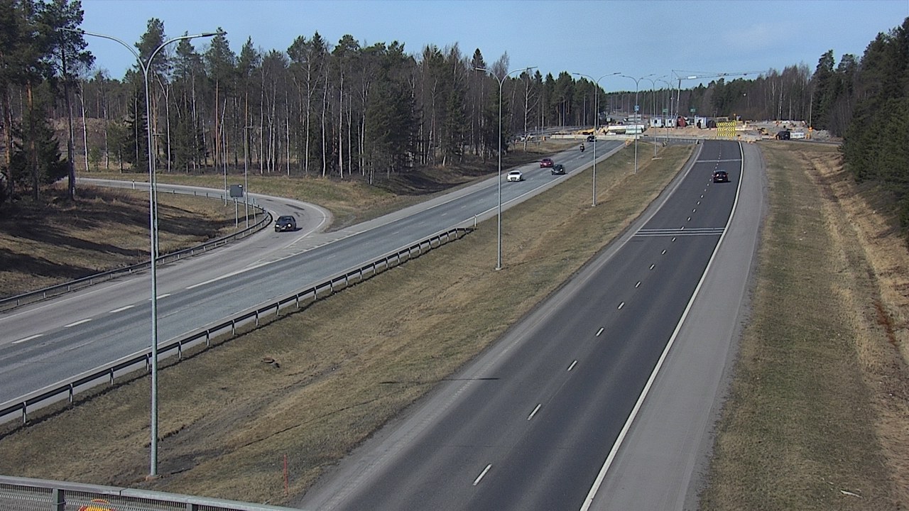 Weather Camera Image Väg 4 Oleåborg, Pateniemi, Oulu, Pohjois-Pohjanmaa