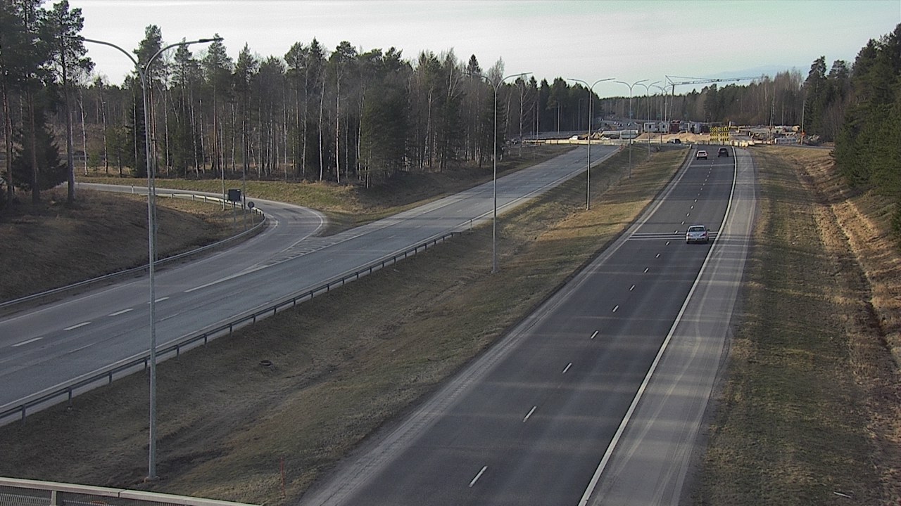 Weather Camera Image Väg 4 Oleåborg, Pateniemi, Oulu, Pohjois-Pohjanmaa