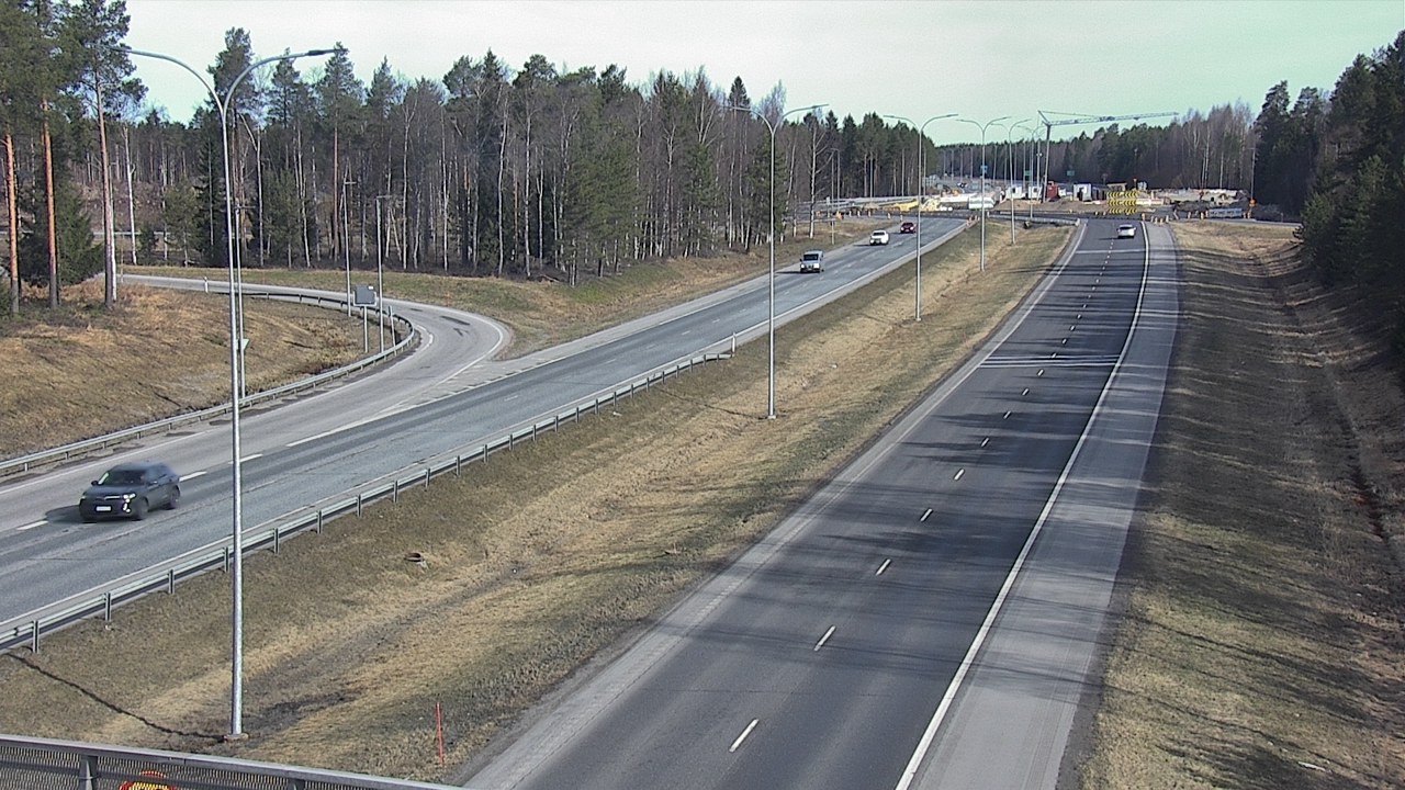 Weather Camera Image Väg 4 Oleåborg, Pateniemi, Oulu, Pohjois-Pohjanmaa