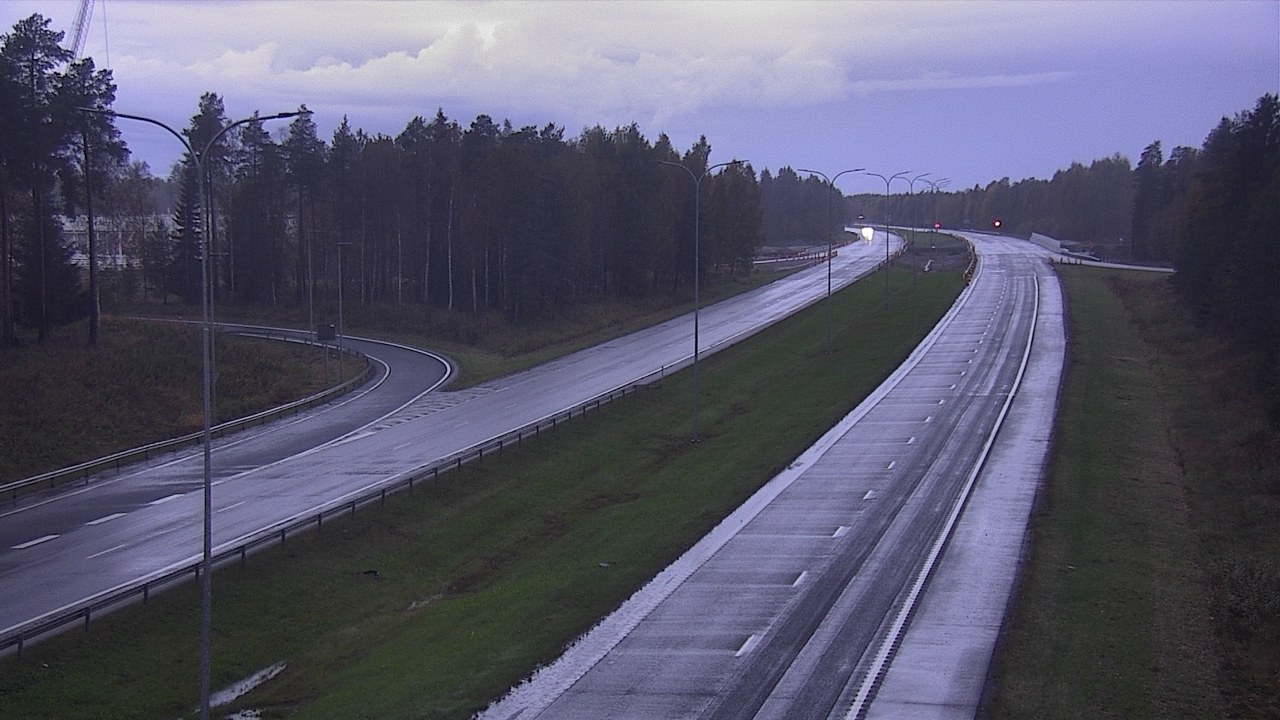 Weather Camera Image Väg 4 Oleåborg, Pateniemi, Oulu, Pohjois-Pohjanmaa