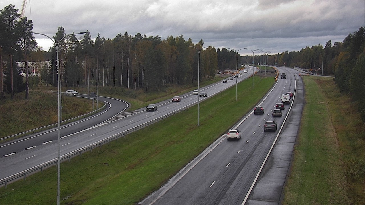 Weather Camera Image Väg 4 Oleåborg, Pateniemi, Oulu, Pohjois-Pohjanmaa