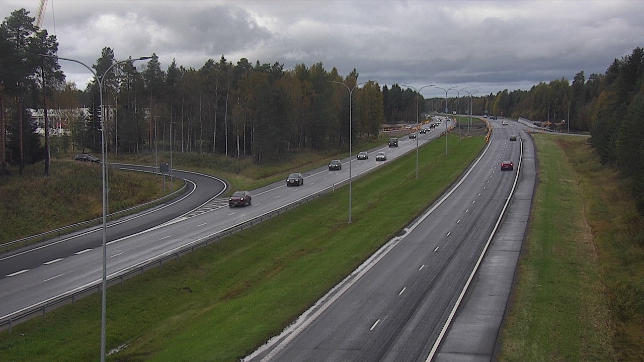 Weather Camera Image Väg 4 Oleåborg, Pateniemi, Oulu, Pohjois-Pohjanmaa
