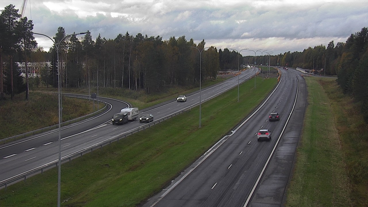 Weather Camera Image Väg 4 Oleåborg, Pateniemi, Oulu, Pohjois-Pohjanmaa