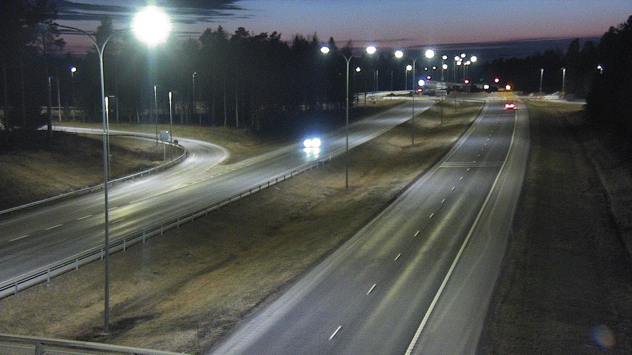Weather Camera Image Väg 4 Oleåborg, Pateniemi, Oulu, Pohjois-Pohjanmaa