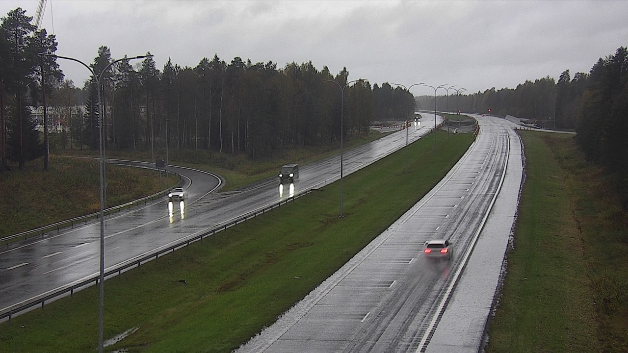 Weather Camera Image Väg 4 Oleåborg, Pateniemi, Oulu, Pohjois-Pohjanmaa