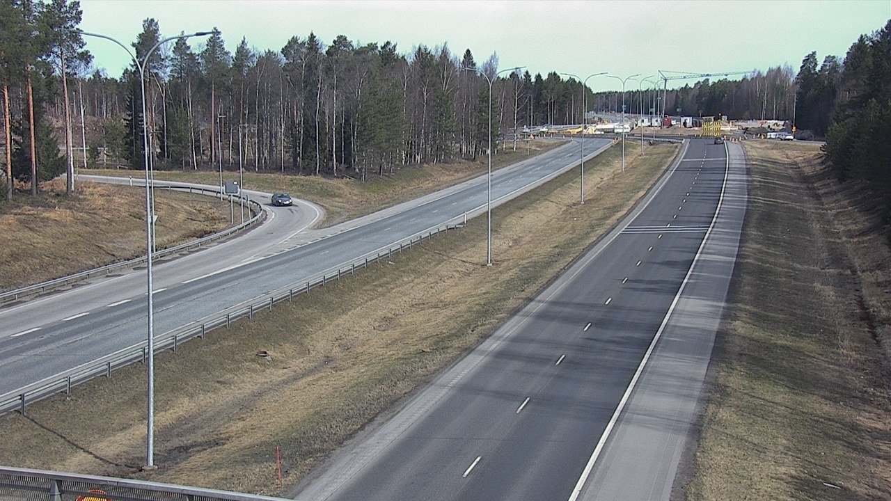 Weather Camera Image Väg 4 Oleåborg, Pateniemi, Oulu, Pohjois-Pohjanmaa