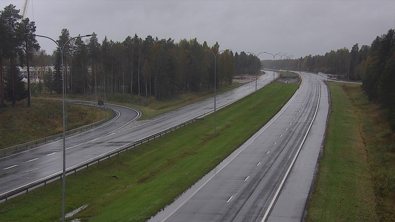 Weather Camera Image Väg 4 Oleåborg, Pateniemi, Oulu, Pohjois-Pohjanmaa