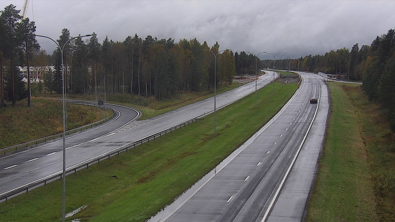 Weather Camera Image Väg 4 Oleåborg, Pateniemi, Oulu, Pohjois-Pohjanmaa