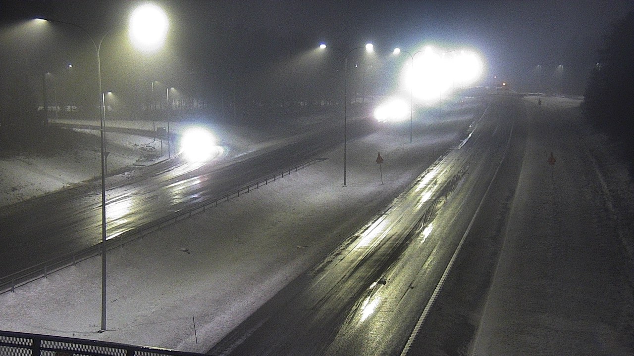 Weather Camera Image Väg 4 Oleåborg, Pateniemi, Oulu, Pohjois-Pohjanmaa