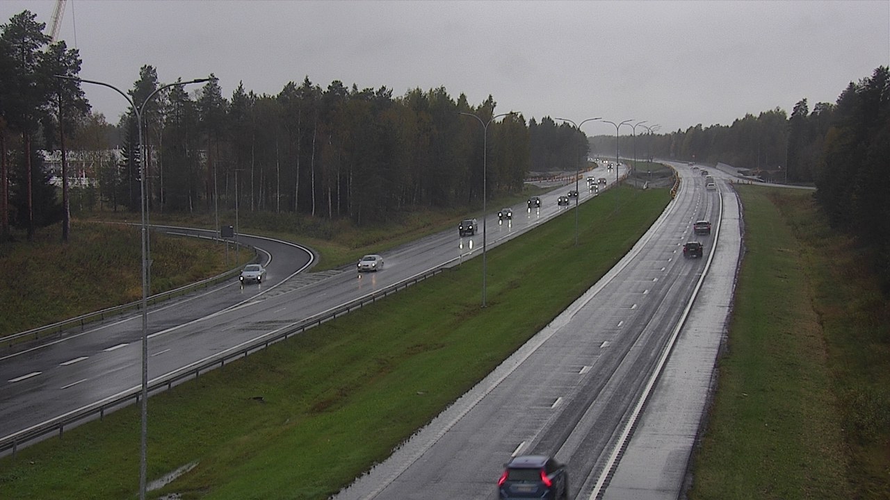 Weather Camera Image Väg 4 Oleåborg, Pateniemi, Oulu, Pohjois-Pohjanmaa