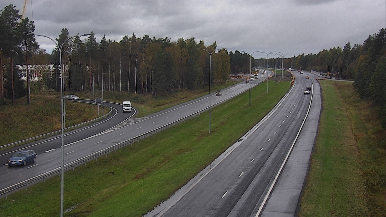 Weather Camera Image Väg 4 Oleåborg, Pateniemi, Oulu, Pohjois-Pohjanmaa