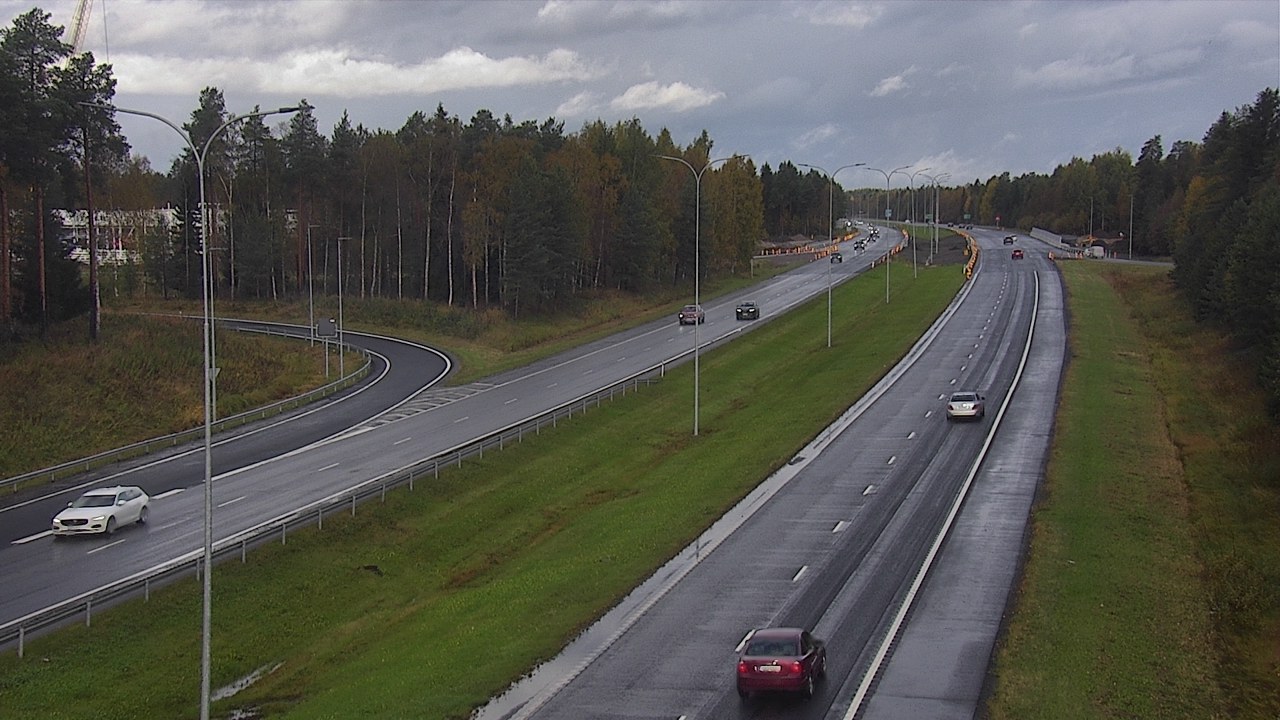 Weather Camera Image Väg 4 Oleåborg, Pateniemi, Oulu, Pohjois-Pohjanmaa