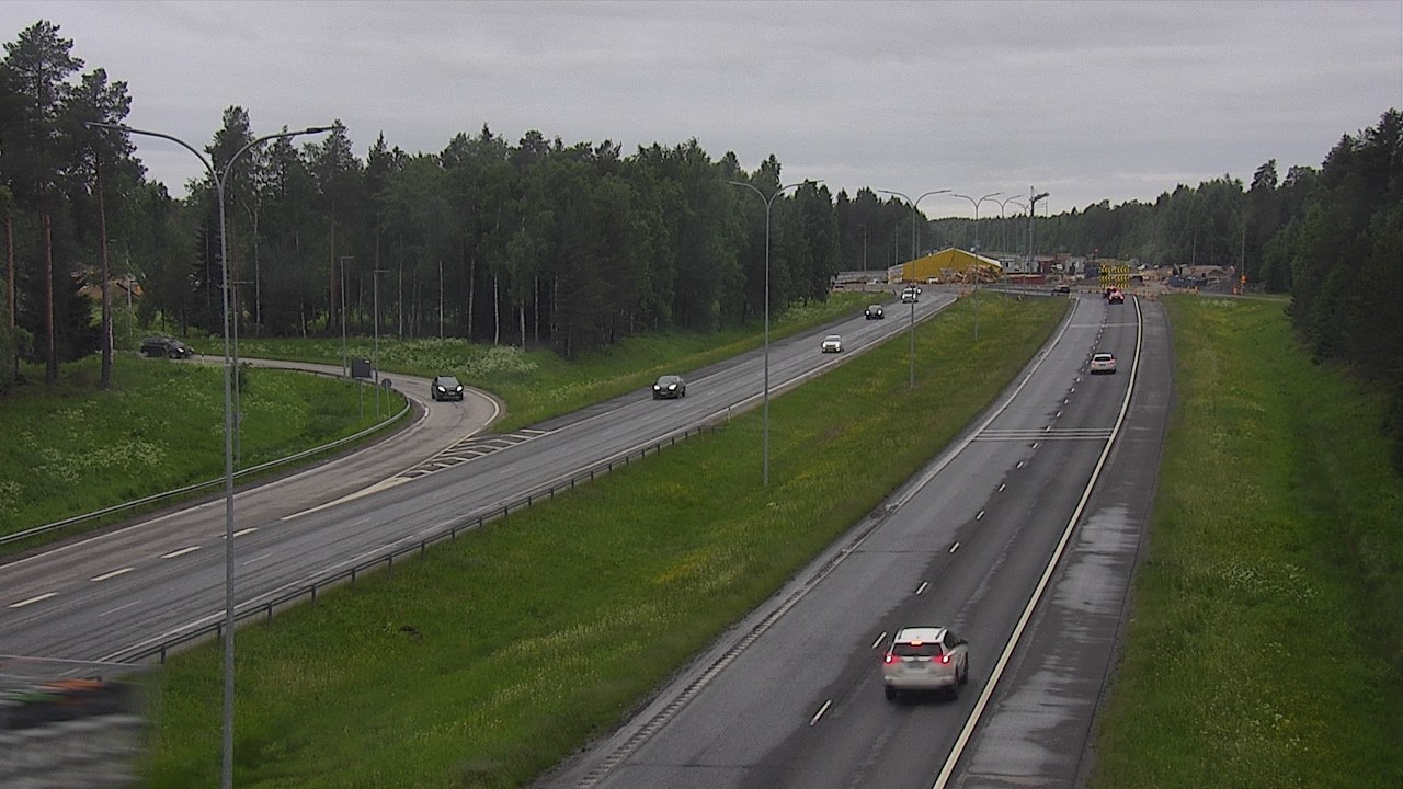 Weather Camera Image Väg 4 Oleåborg, Pateniemi, Oulu, Pohjois-Pohjanmaa