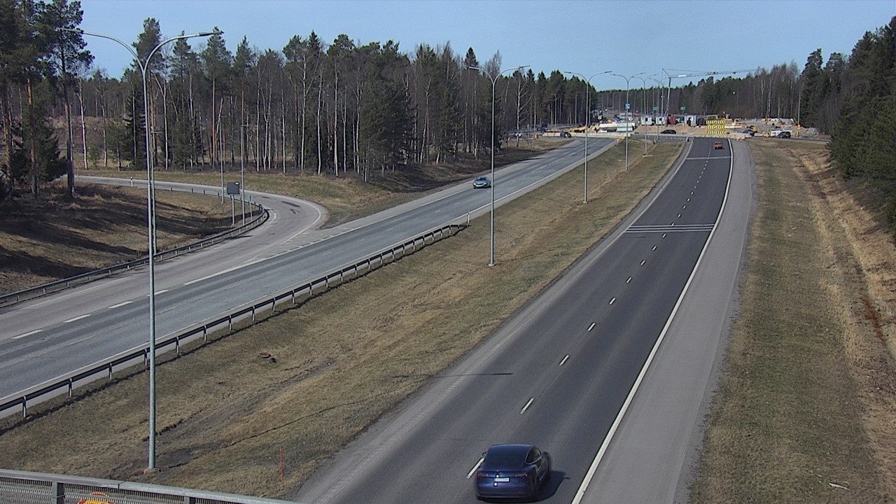 Weather Camera Image Väg 4 Oleåborg, Pateniemi, Oulu, Pohjois-Pohjanmaa