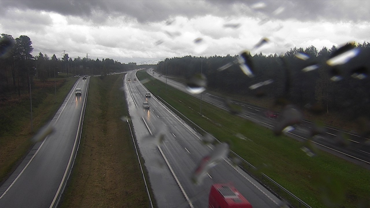 Weather Camera Image Väg 4 Oleåborg, Pateniemi, Oulu, Pohjois-Pohjanmaa