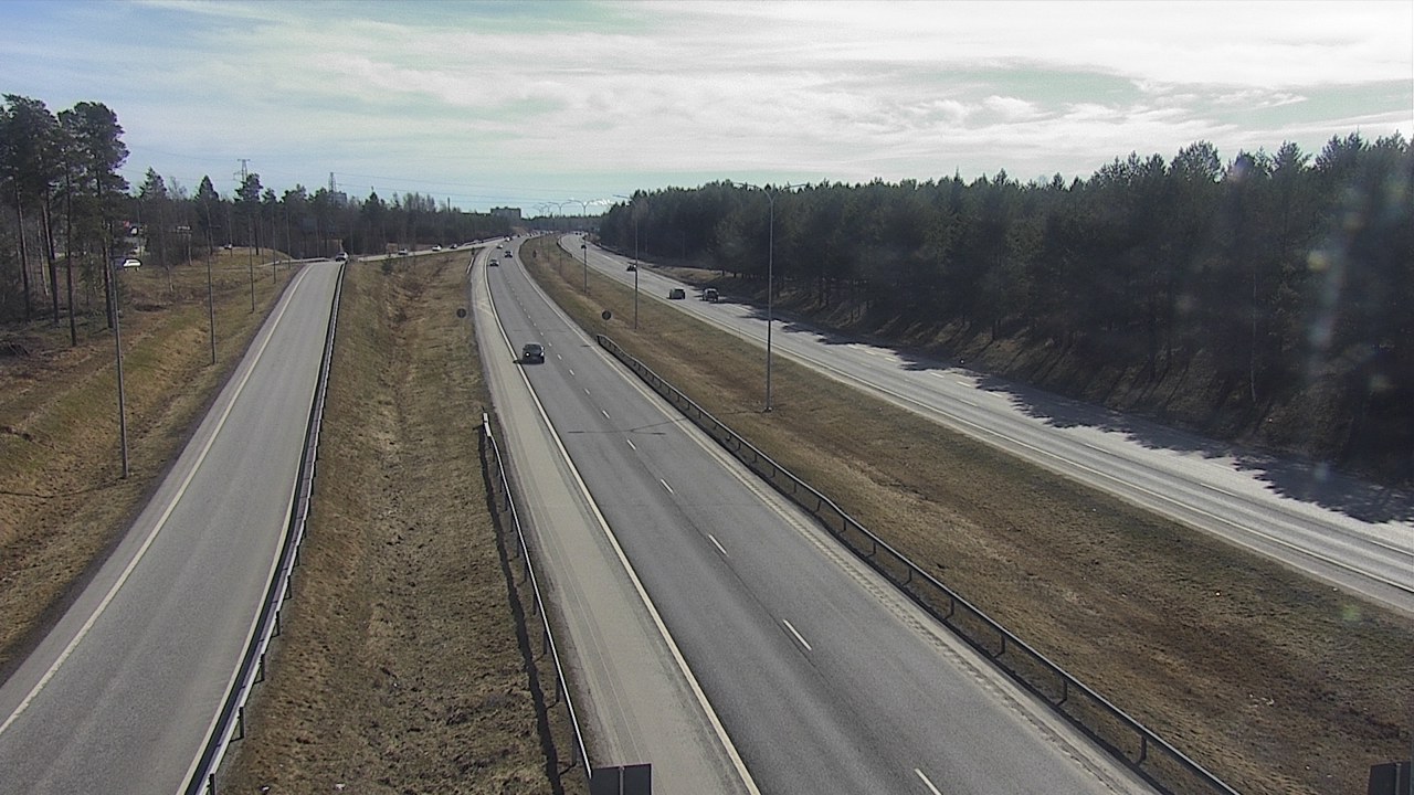 Weather Camera Image Väg 4 Oleåborg, Pateniemi, Oulu, Pohjois-Pohjanmaa