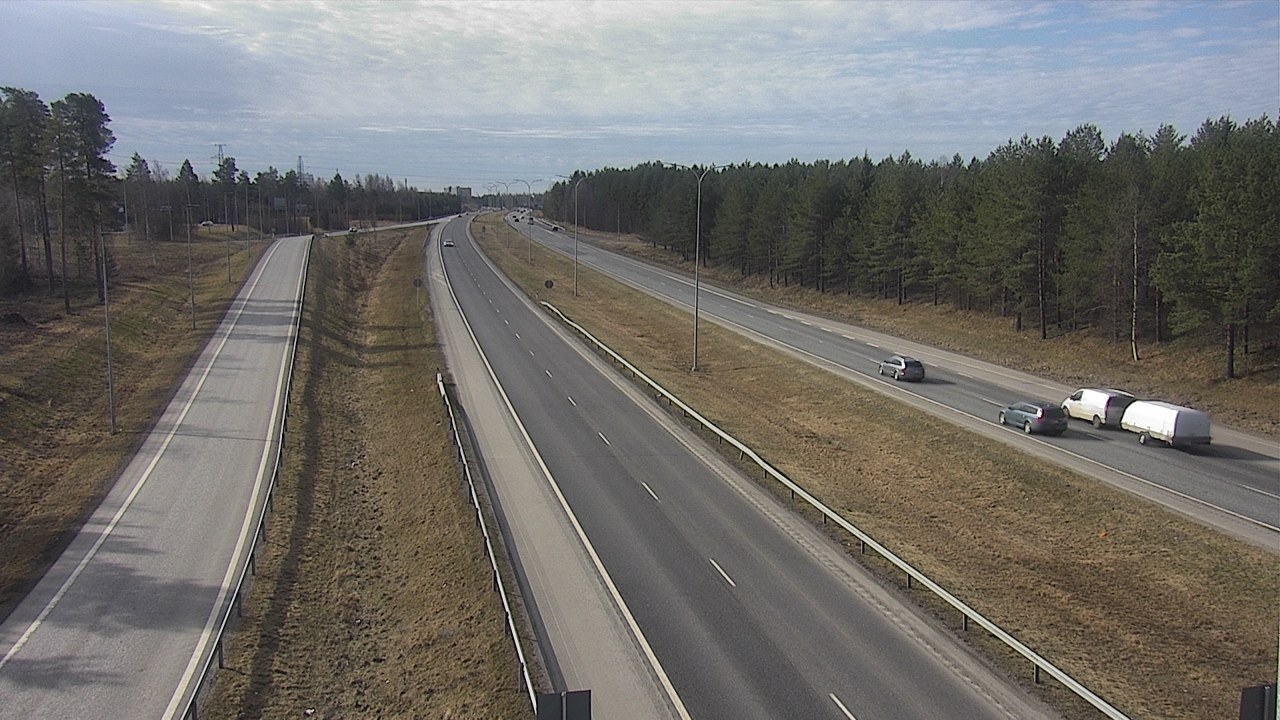 Weather Camera Image Road 4 Oulu, Pateniemi, Oulu, Pohjois-Pohjanmaa