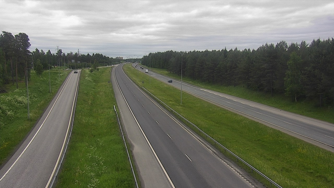 Weather Camera Image Road 4 Oulu, Pateniemi, Oulu, Pohjois-Pohjanmaa