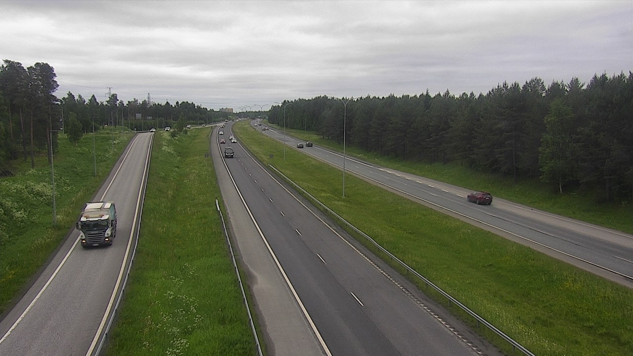 Weather Camera Image Road 4 Oulu, Pateniemi, Oulu, Pohjois-Pohjanmaa