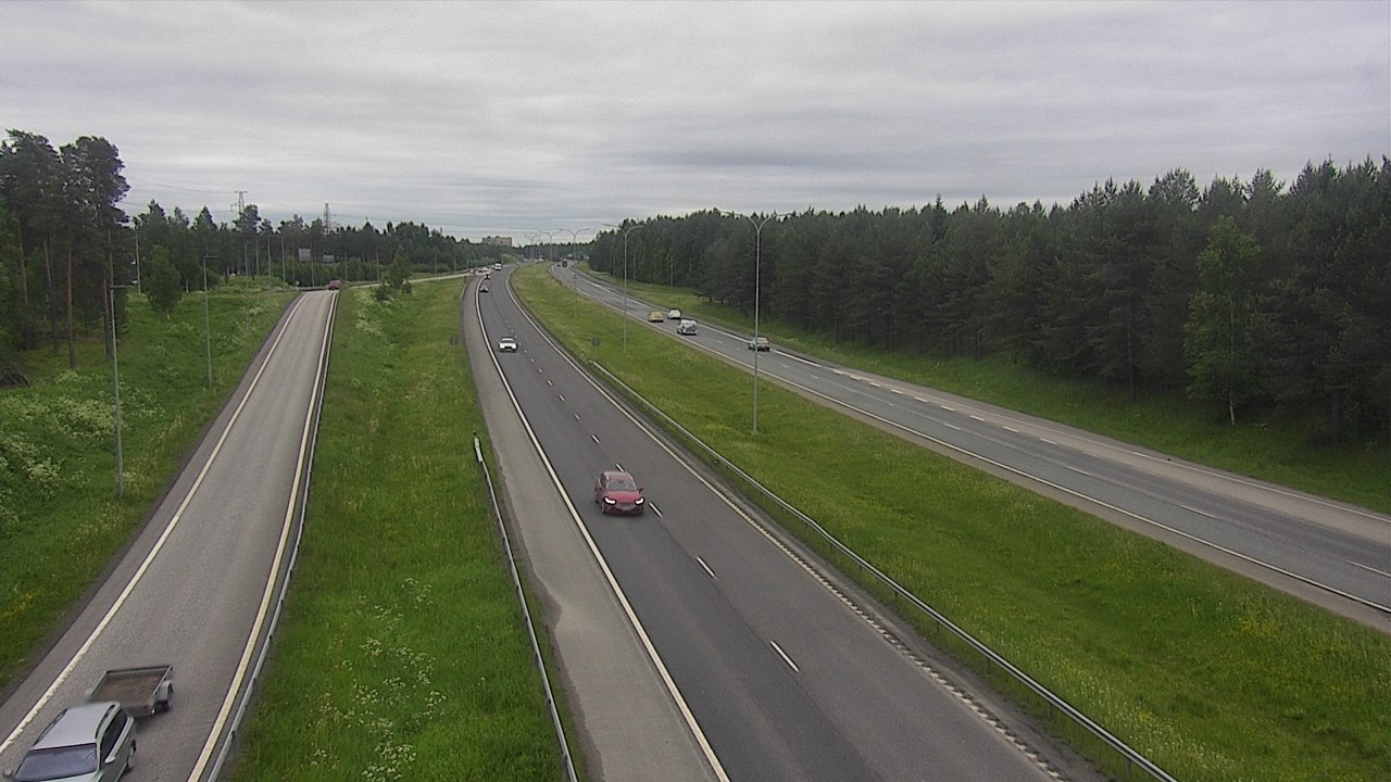 Weather Camera Image Road 4 Oulu, Pateniemi, Oulu, Pohjois-Pohjanmaa