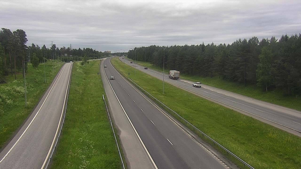Weather Camera Image Road 4 Oulu, Pateniemi, Oulu, Pohjois-Pohjanmaa