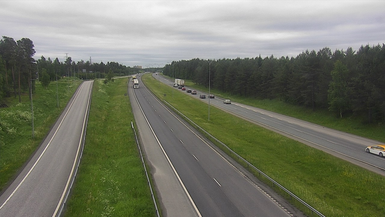 Weather Camera Image Road 4 Oulu, Pateniemi, Oulu, Pohjois-Pohjanmaa