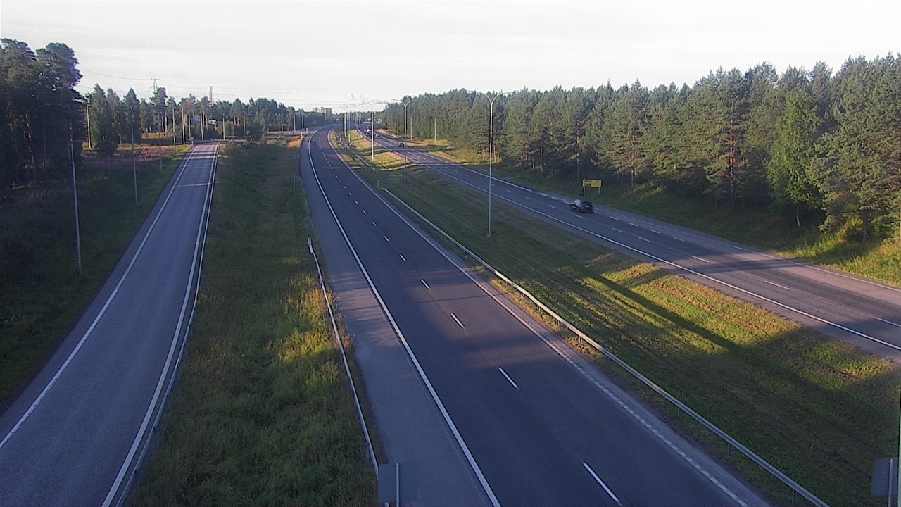 Weather Camera Image Road 4 Oulu, Pateniemi, Oulu, Pohjois-Pohjanmaa