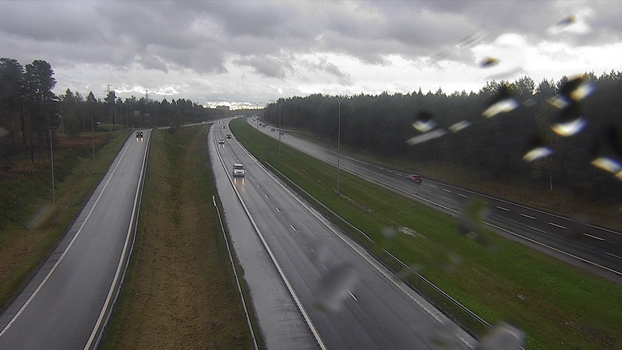 Weather Camera Image Väg 4 Oleåborg, Pateniemi, Oulu, Pohjois-Pohjanmaa