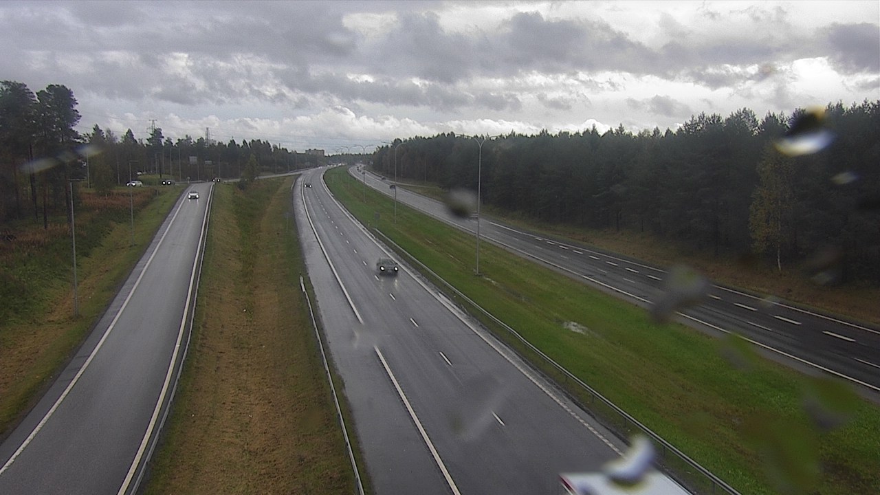 Weather Camera Image Väg 4 Oleåborg, Pateniemi, Oulu, Pohjois-Pohjanmaa