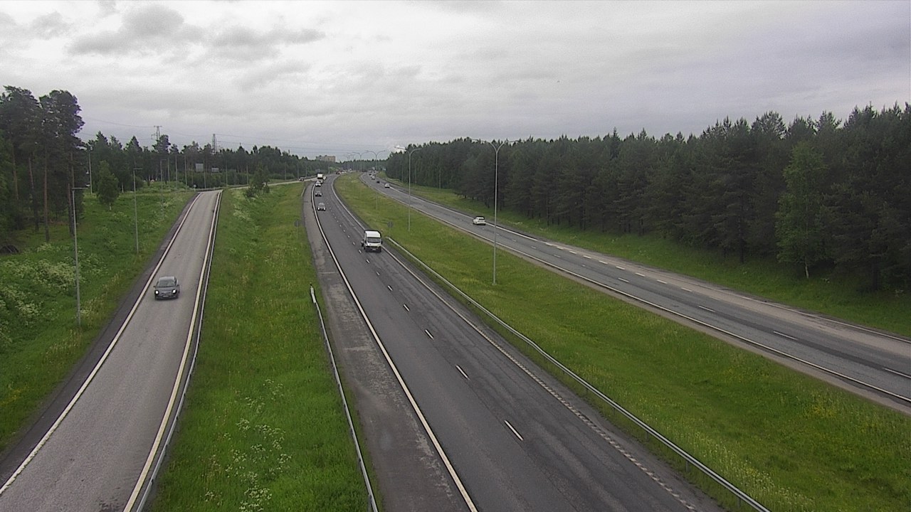 Weather Camera Image Road 4 Oulu, Pateniemi, Oulu, Pohjois-Pohjanmaa