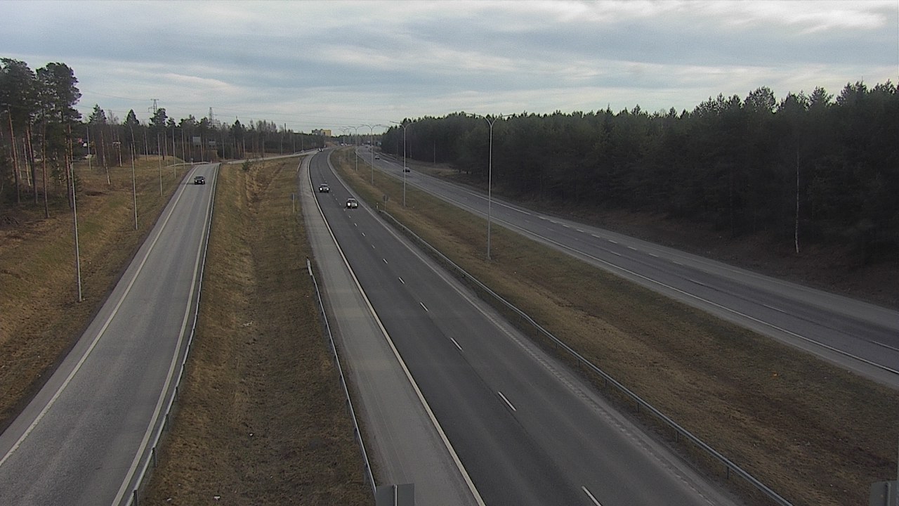 Weather Camera Image Väg 4 Oleåborg, Pateniemi, Oulu, Pohjois-Pohjanmaa
