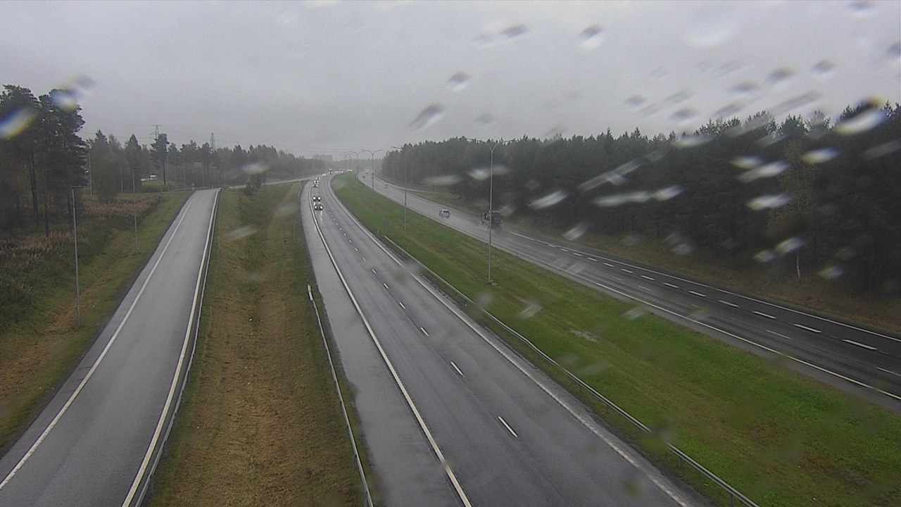 Weather Camera Image Väg 4 Oleåborg, Pateniemi, Oulu, Pohjois-Pohjanmaa