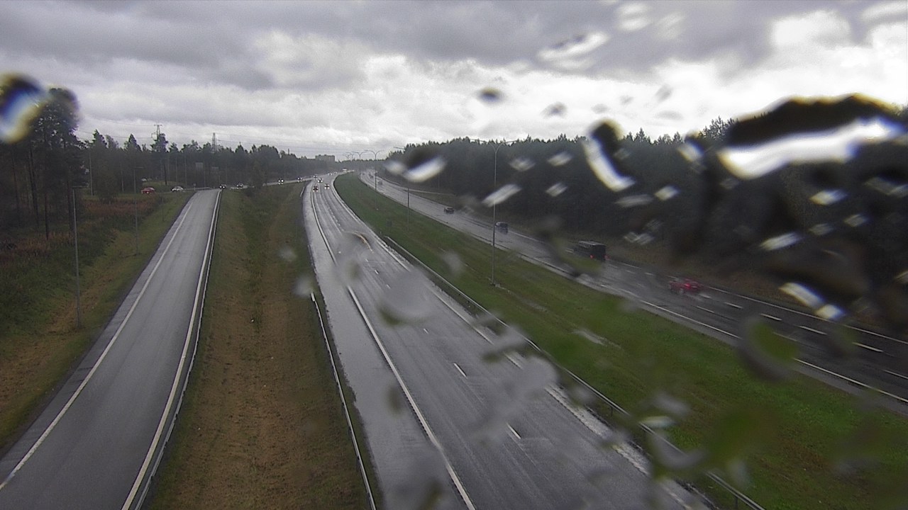 Weather Camera Image Väg 4 Oleåborg, Pateniemi, Oulu, Pohjois-Pohjanmaa