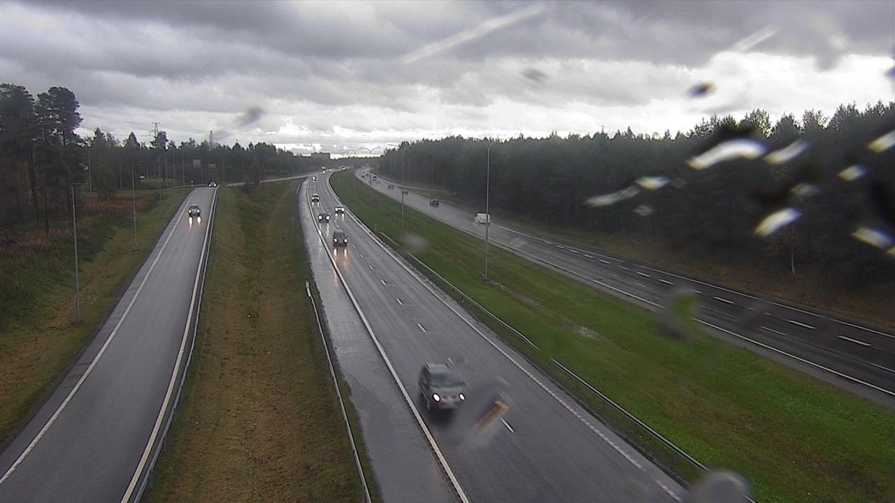 Weather Camera Image Väg 4 Oleåborg, Pateniemi, Oulu, Pohjois-Pohjanmaa
