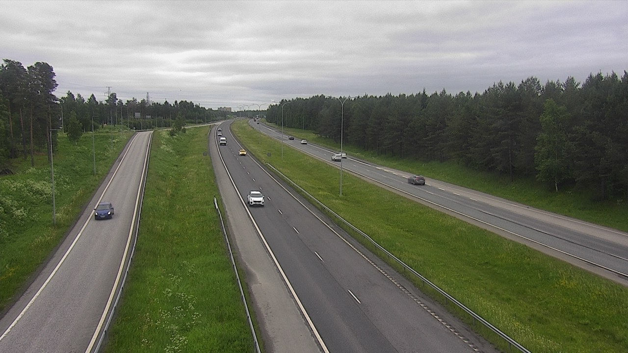 Weather Camera Image Road 4 Oulu, Pateniemi, Oulu, Pohjois-Pohjanmaa