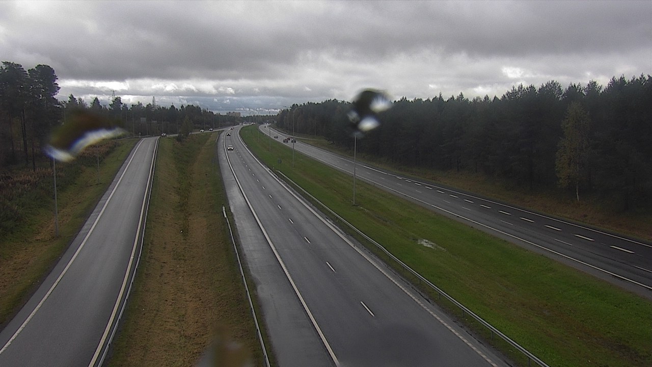Weather Camera Image Väg 4 Oleåborg, Pateniemi, Oulu, Pohjois-Pohjanmaa