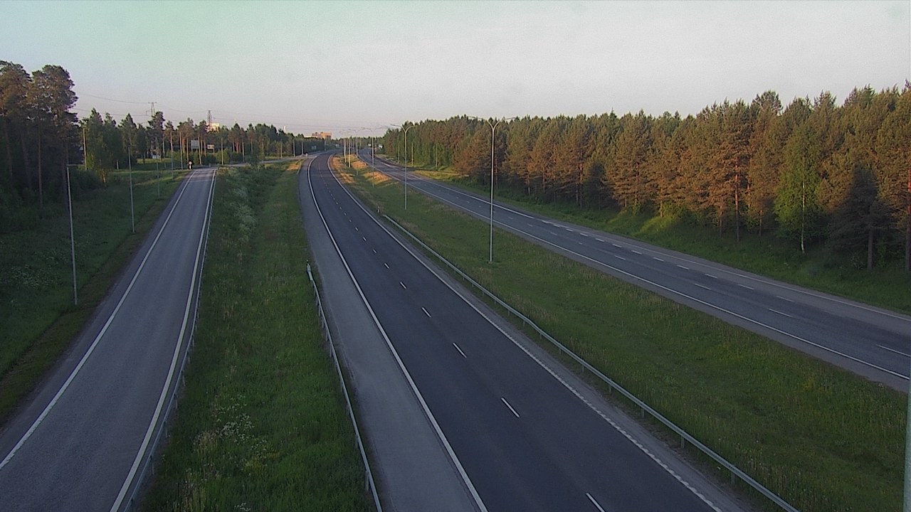 Weather Camera Image Road 4 Oulu, Pateniemi, Oulu, Pohjois-Pohjanmaa