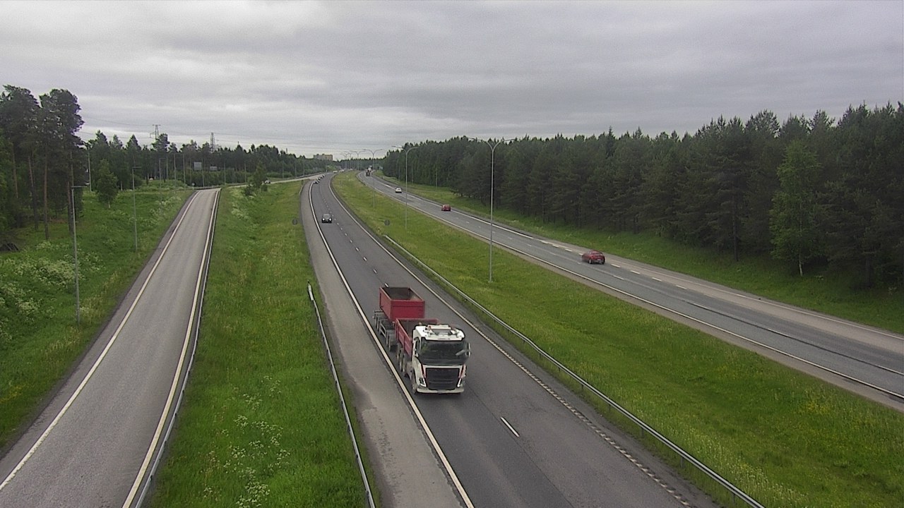 Weather Camera Image Road 4 Oulu, Pateniemi, Oulu, Pohjois-Pohjanmaa