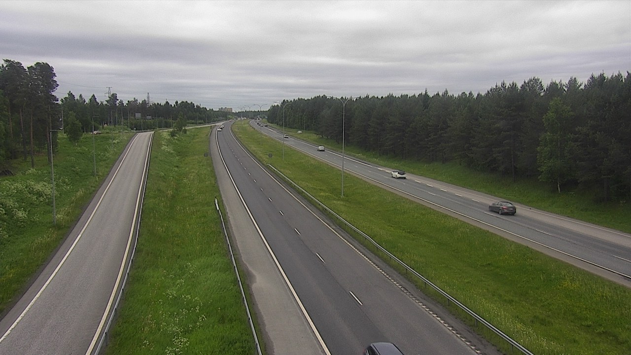 Weather Camera Image Road 4 Oulu, Pateniemi, Oulu, Pohjois-Pohjanmaa