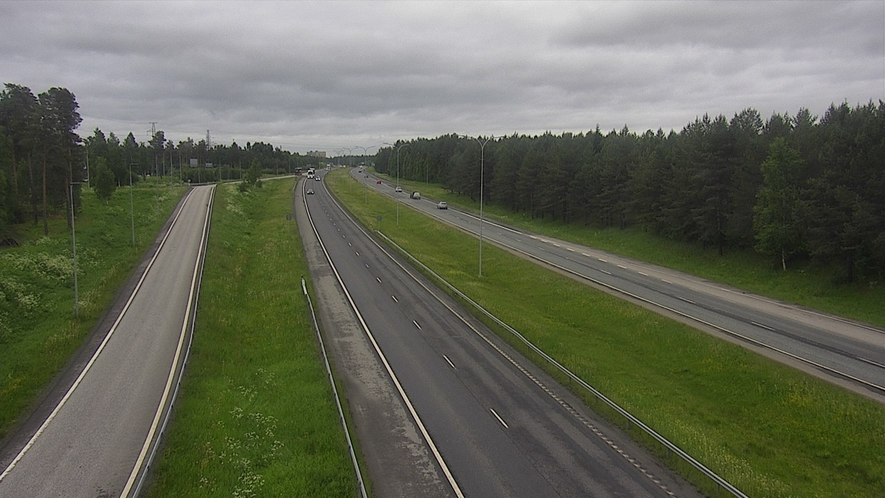 Weather Camera Image Road 4 Oulu, Pateniemi, Oulu, Pohjois-Pohjanmaa