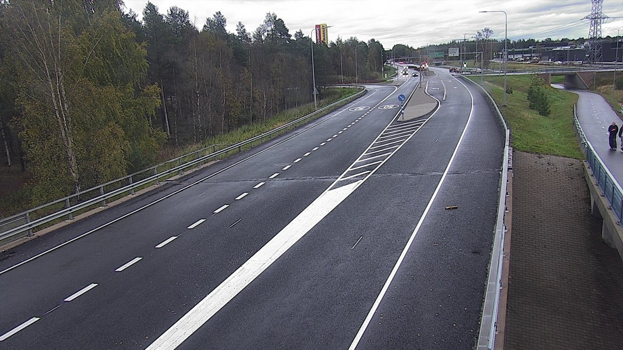 Weather Camera Image Väg 4 Oleåborg, Pateniemi, Oulu, Pohjois-Pohjanmaa