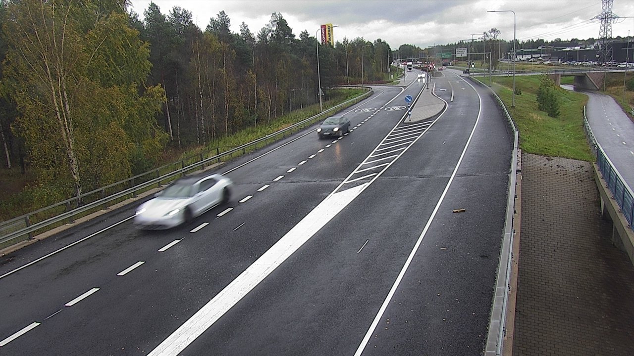 Weather Camera Image Väg 4 Oleåborg, Pateniemi, Oulu, Pohjois-Pohjanmaa