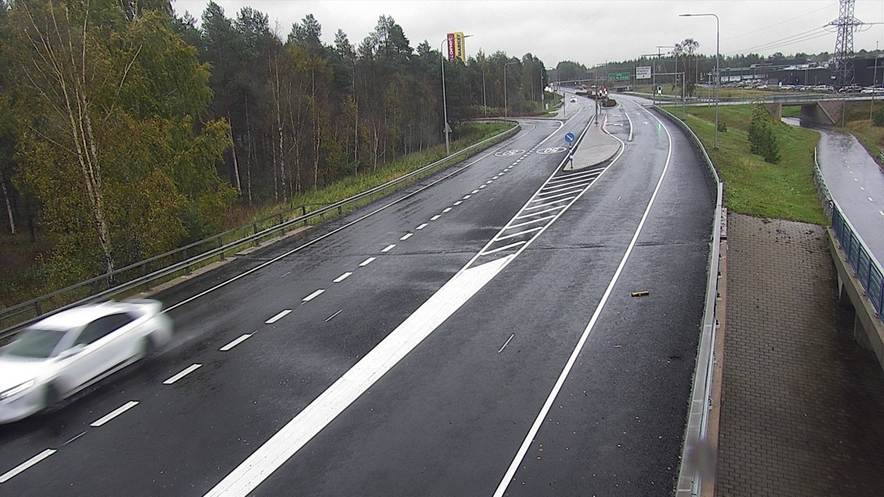 Weather Camera Image Väg 4 Oleåborg, Pateniemi, Oulu, Pohjois-Pohjanmaa
