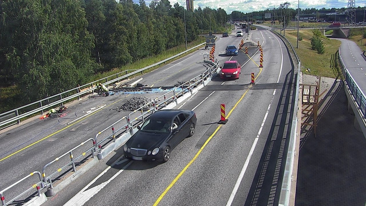Weather Camera Image Väg 4 Oleåborg, Pateniemi, Oulu, Pohjois-Pohjanmaa