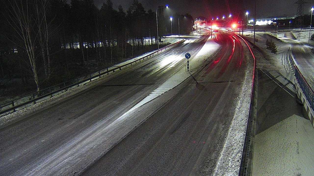 Weather Camera Image Väg 4 Oleåborg, Pateniemi, Oulu, Pohjois-Pohjanmaa