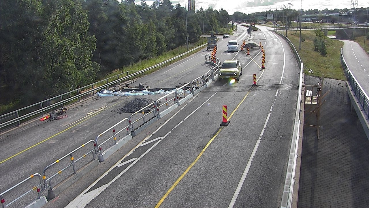 Weather Camera Image Väg 4 Oleåborg, Pateniemi, Oulu, Pohjois-Pohjanmaa