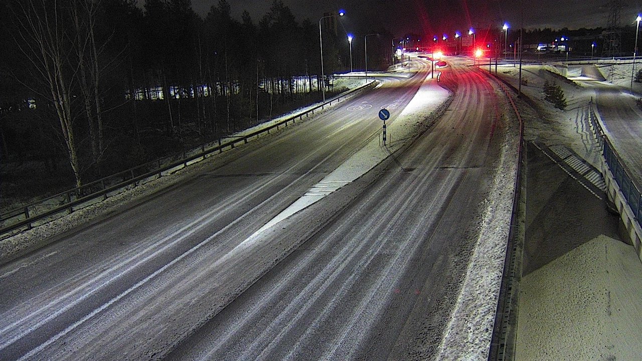 Weather Camera Image Väg 4 Oleåborg, Pateniemi, Oulu, Pohjois-Pohjanmaa