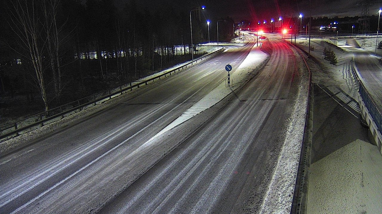 Weather Camera Image Väg 4 Oleåborg, Pateniemi, Oulu, Pohjois-Pohjanmaa