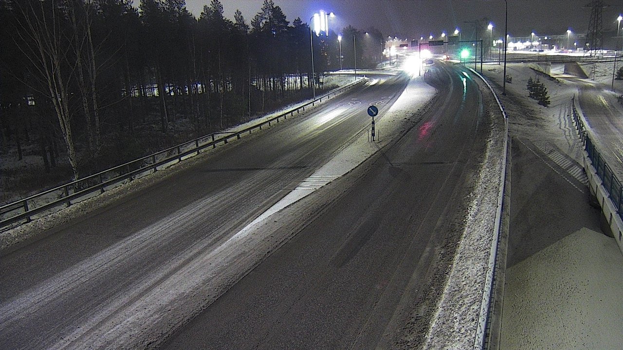 Weather Camera Image Väg 4 Oleåborg, Pateniemi, Oulu, Pohjois-Pohjanmaa